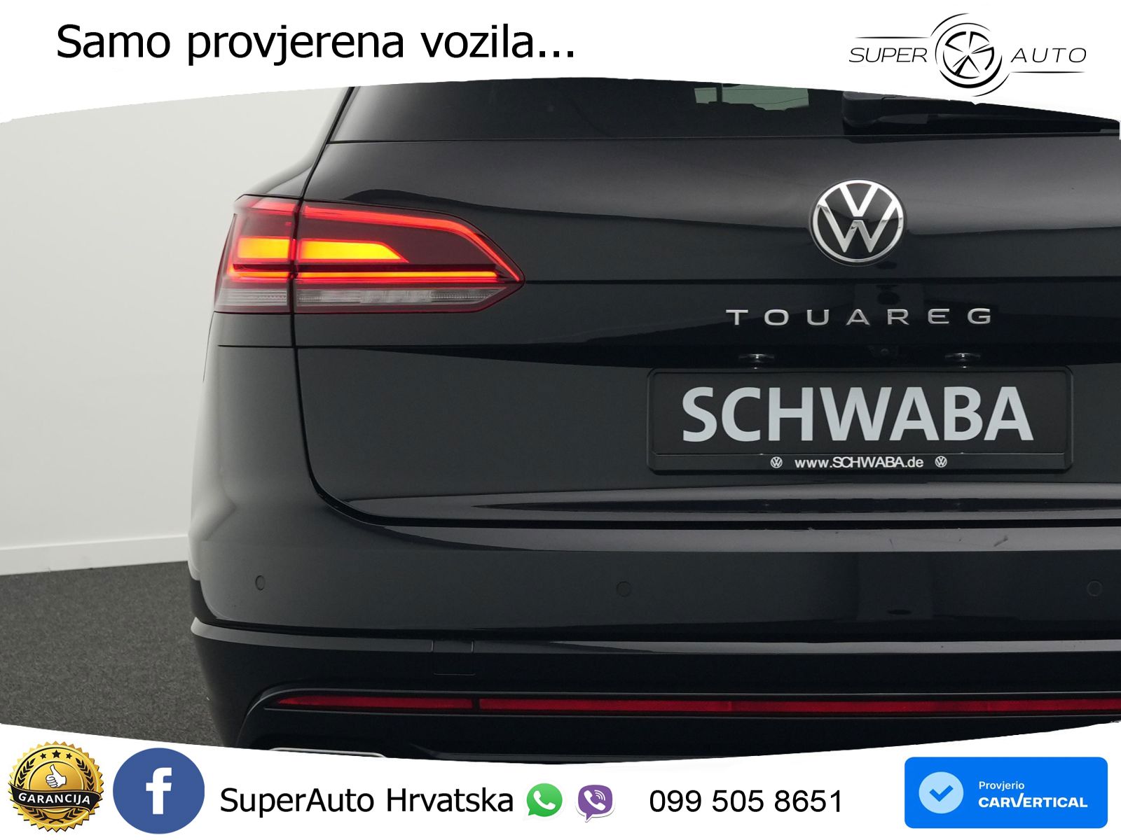 Volkswagen Touareg 3.0 V6 TDI (286 KS) 4MOTION Tiptronic R-Line ZRAČNI+ACC+4xGR SJED+KAM