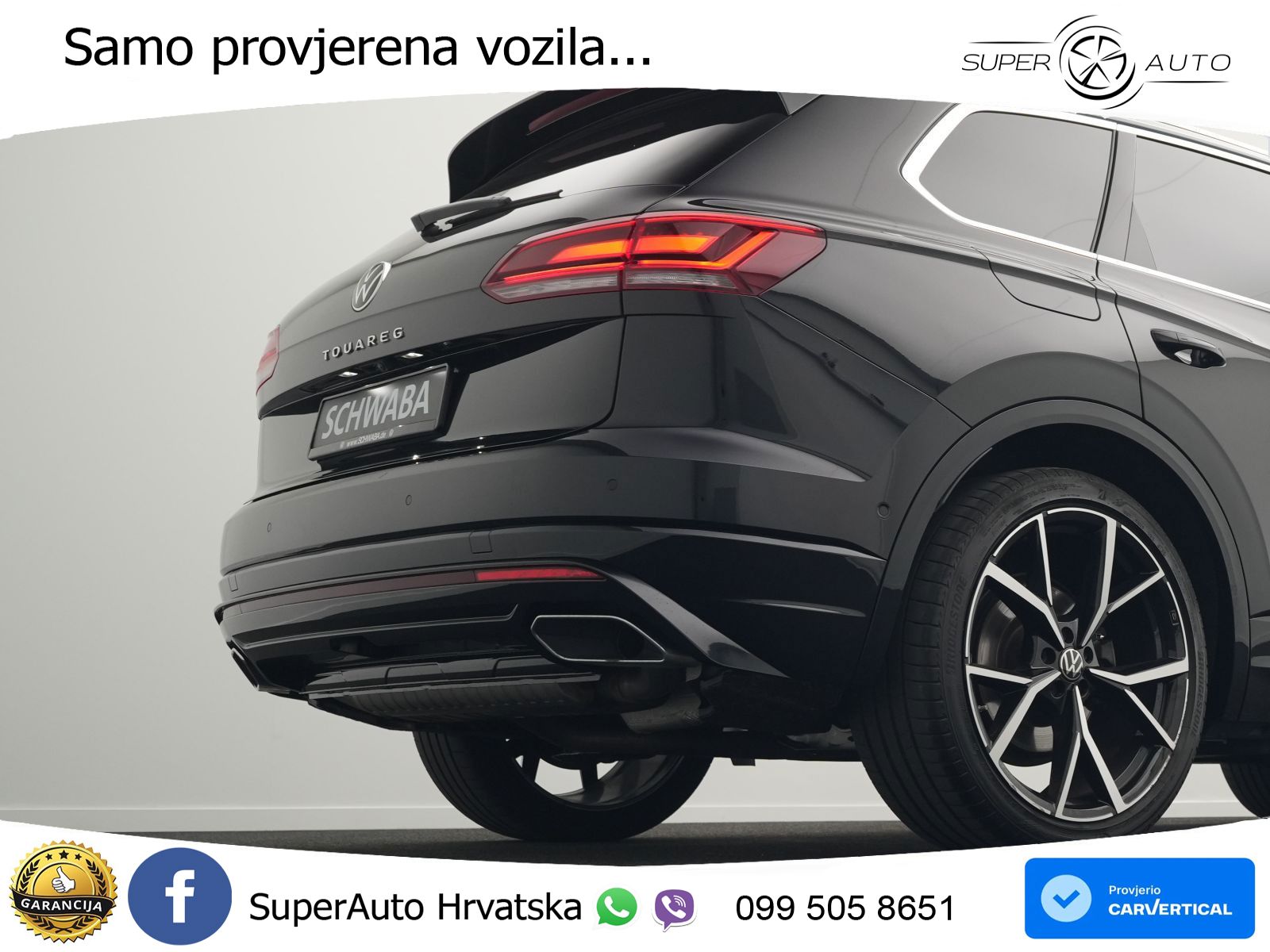 Volkswagen Touareg 3.0 V6 TDI (286 KS) 4MOTION Tiptronic R-Line ZRAČNI+ACC+4xGR SJED+KAM