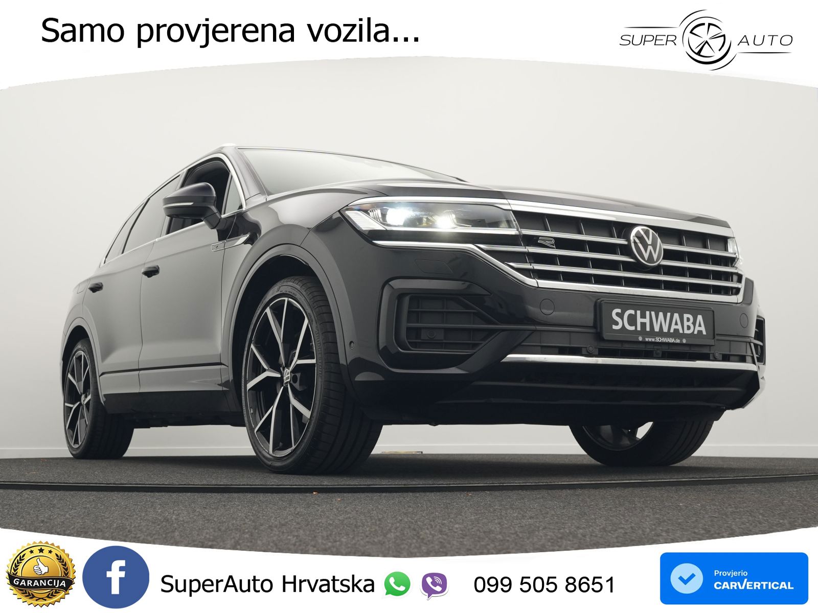Volkswagen Touareg 3.0 V6 TDI (286 KS) 4MOTION Tiptronic R-Line ZRAČNI+ACC+4xGR SJED+KAM