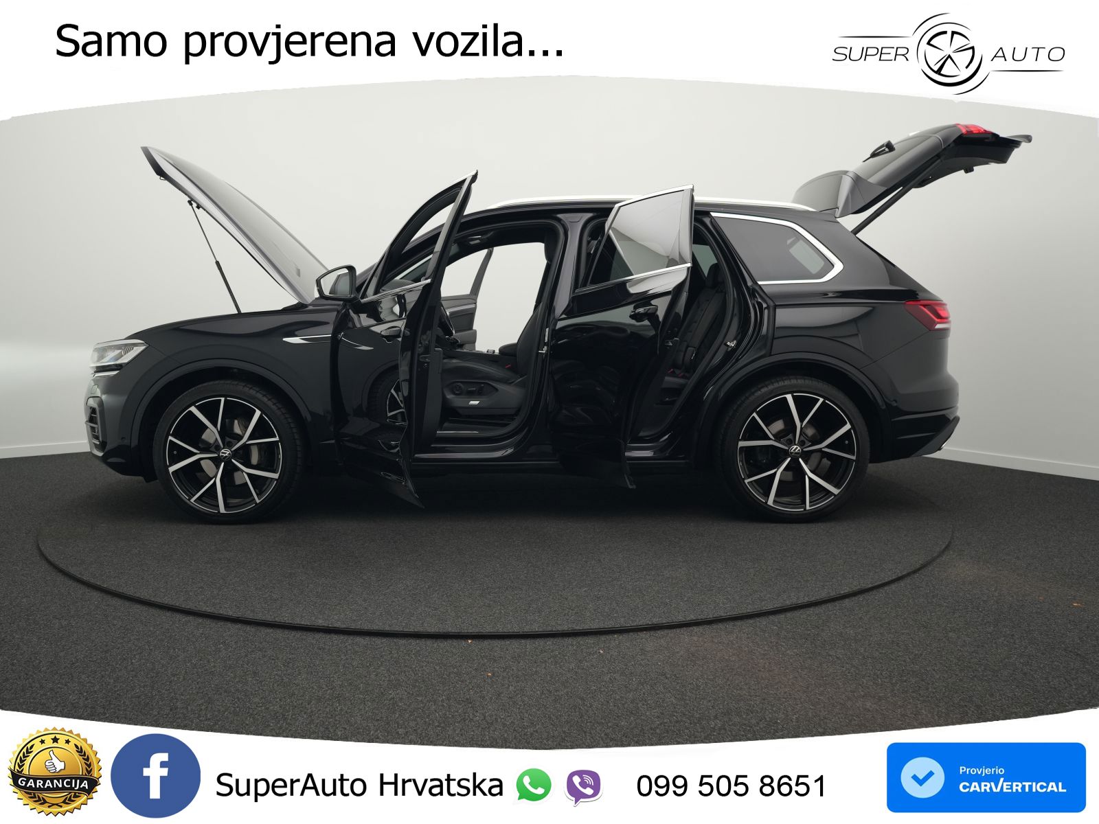 Volkswagen Touareg 3.0 V6 TDI (286 KS) 4MOTION Tiptronic R-Line ZRAČNI+ACC+4xGR SJED+KAM