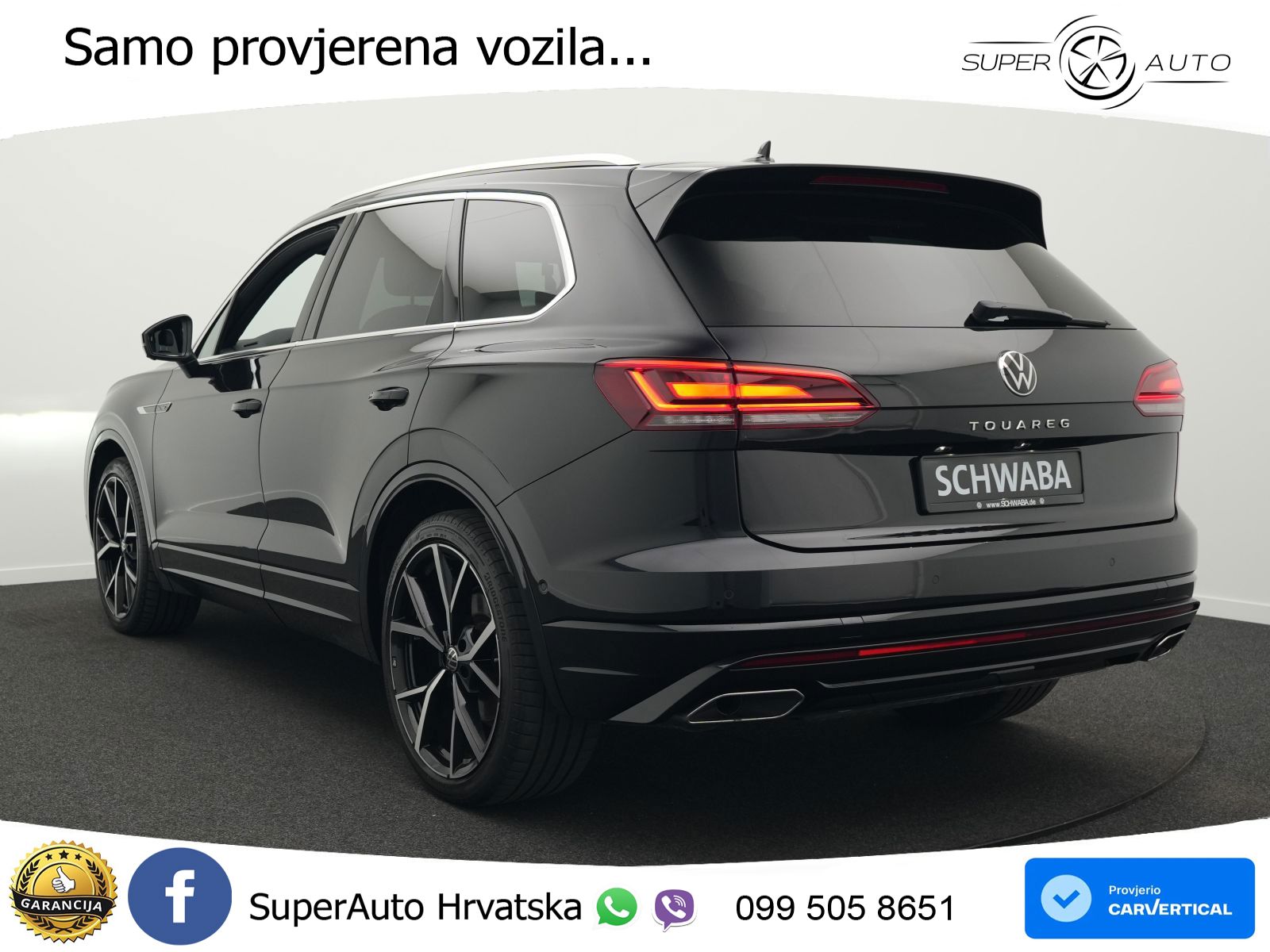 Volkswagen Touareg 3.0 V6 TDI (286 KS) 4MOTION Tiptronic R-Line ZRAČNI+ACC+4xGR SJED+KAM