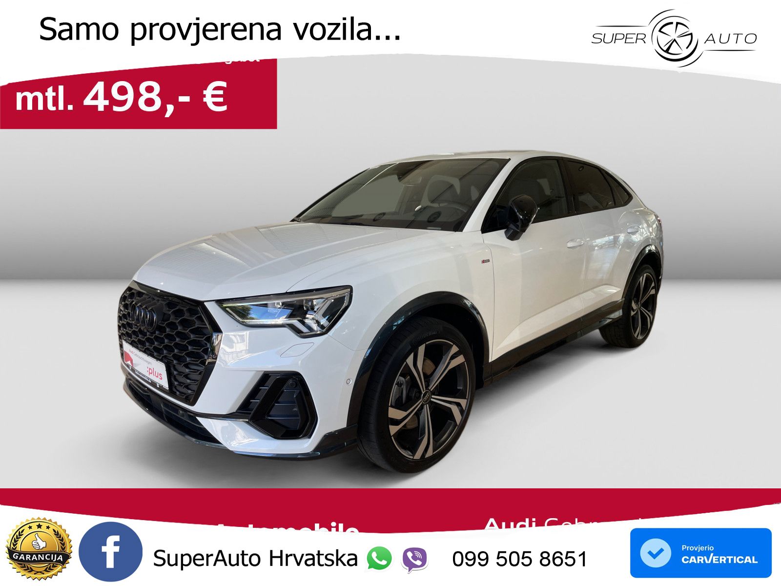 Audi Q3 II Sportback 45 TFSI (245 KS) quattro S tronic S line
