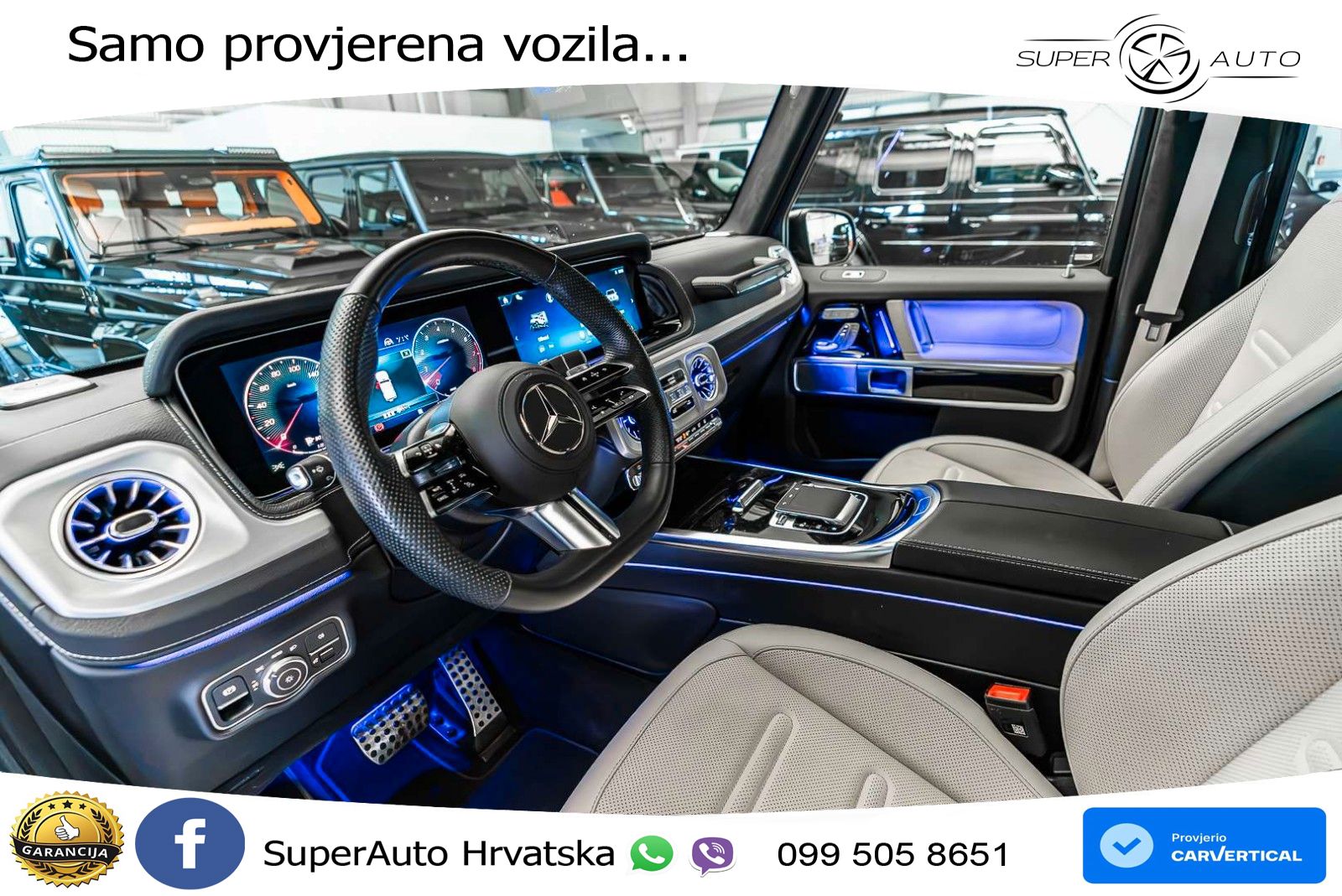 Mercedes G 500 Long (449 KS) 4MATIC 9G-TRONIC Exclusive LED+GR SJED+ACC