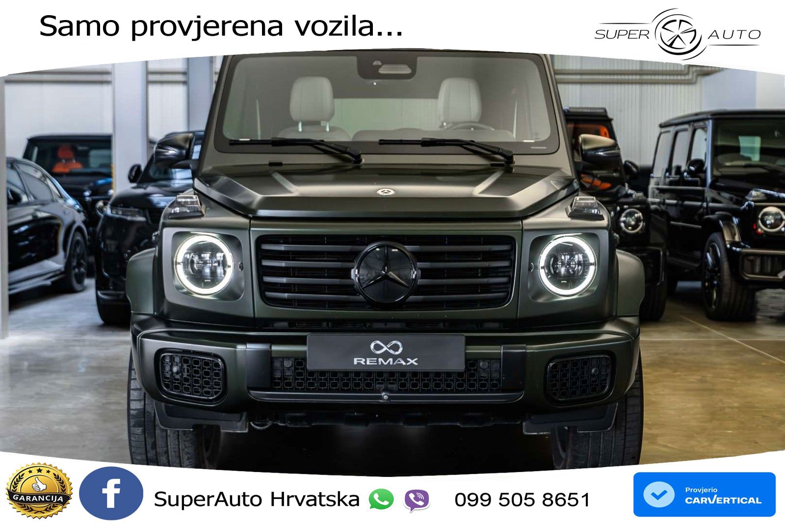 Mercedes G 500 Long (449 KS) 4MATIC 9G-TRONIC Exclusive LED+GR SJED+ACC