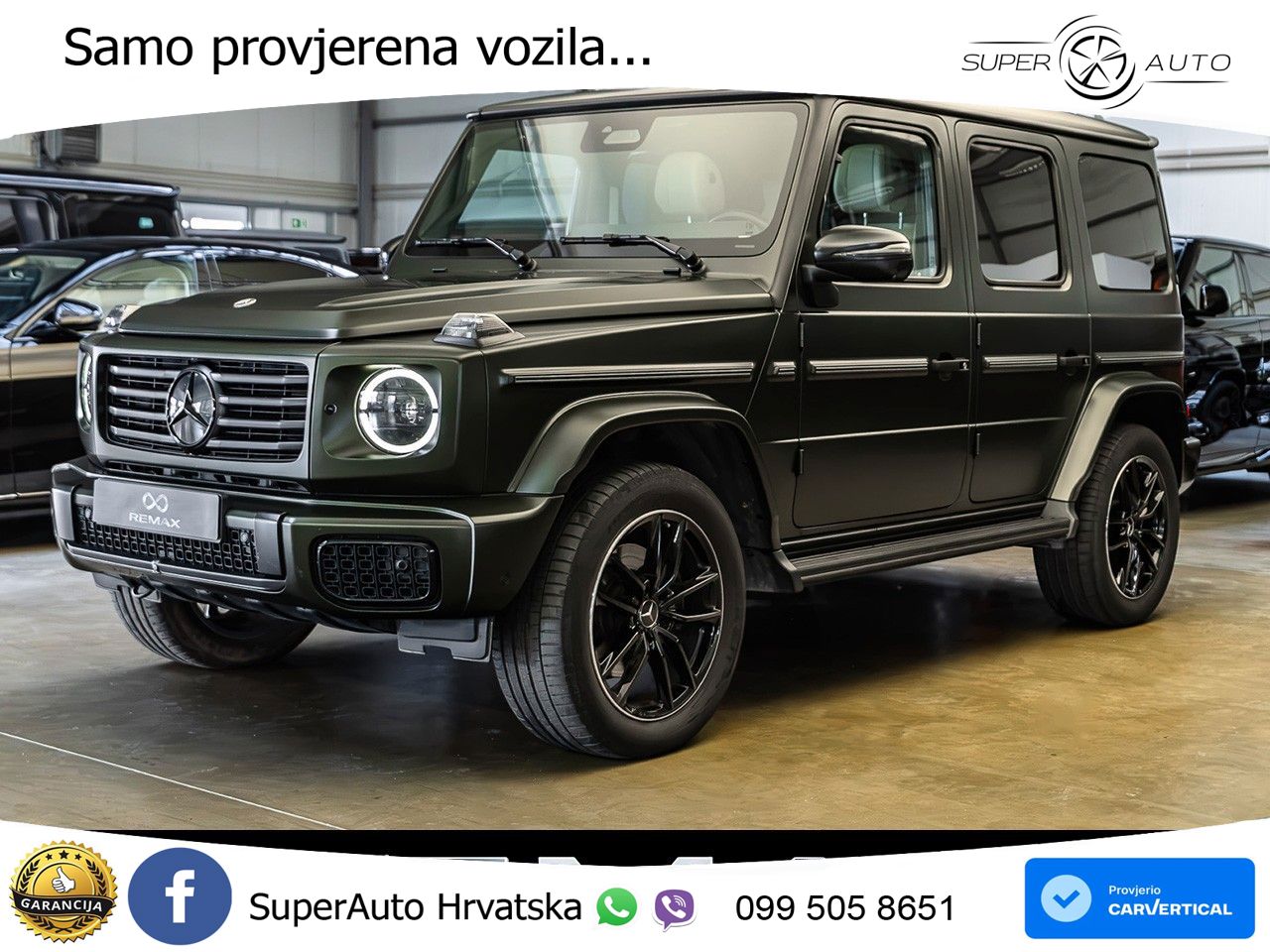 Mercedes G 500 Long (449 KS) 4MATIC 9G-TRONIC Exclusive LED+GR SJED+ACC