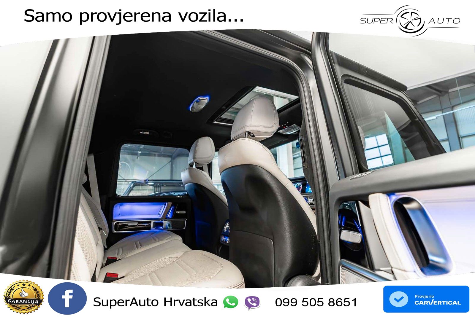 Mercedes G 500 Long (449 KS) 4MATIC 9G-TRONIC Exclusive LED+GR SJED+ACC