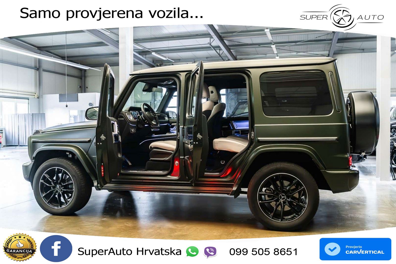 Mercedes G 500 Long (449 KS) 4MATIC 9G-TRONIC Exclusive LED+GR SJED+ACC