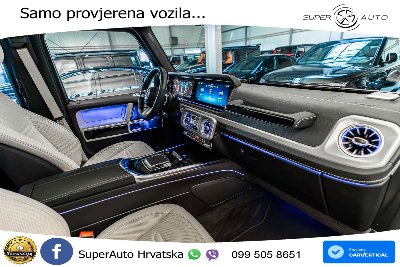 Mercedes G 500 Long (449 KS) 4MATIC 9G-TRONIC Exclusive LED+GR SJED+ACC