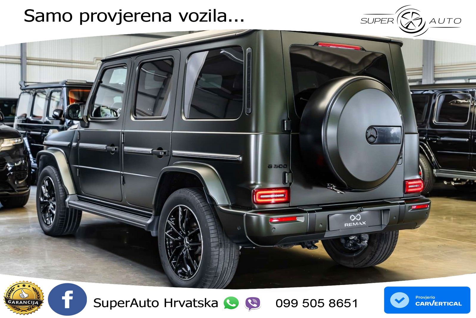 Mercedes G 500 Long (449 KS) 4MATIC 9G-TRONIC Exclusive LED+GR SJED+ACC