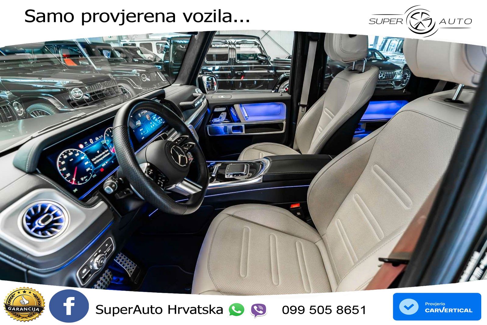 Mercedes G 500 Long (449 KS) 4MATIC 9G-TRONIC Exclusive LED+GR SJED+ACC