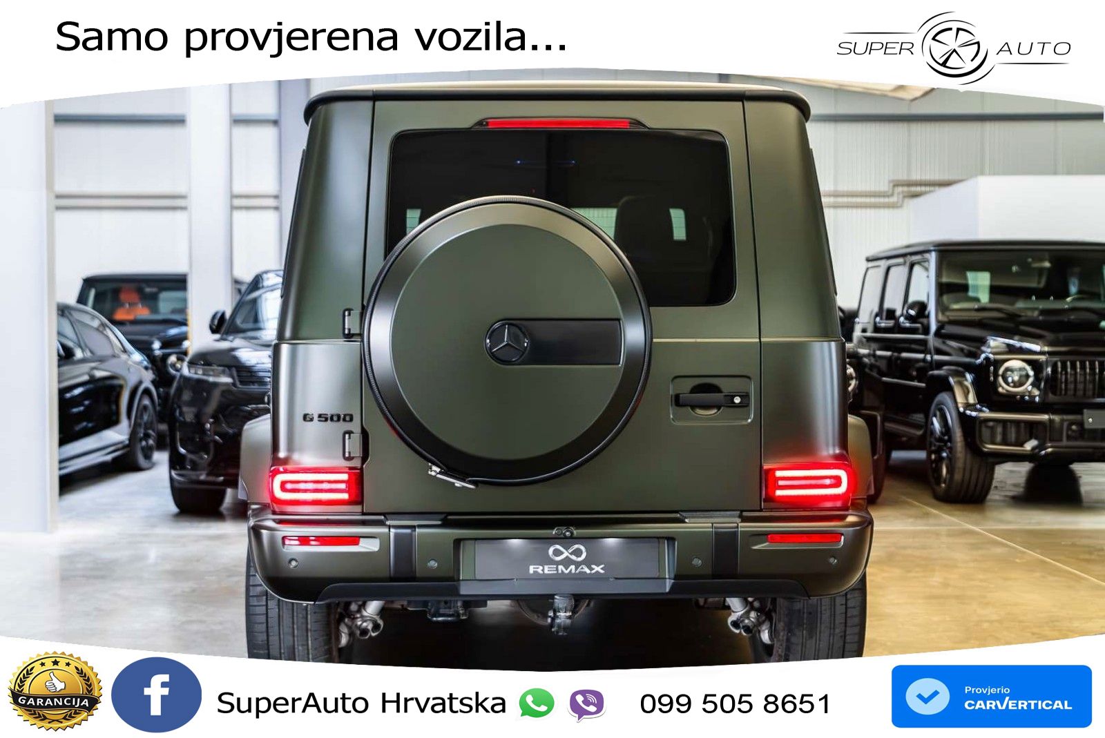 Mercedes G 500 Long (449 KS) 4MATIC 9G-TRONIC Exclusive LED+GR SJED+ACC