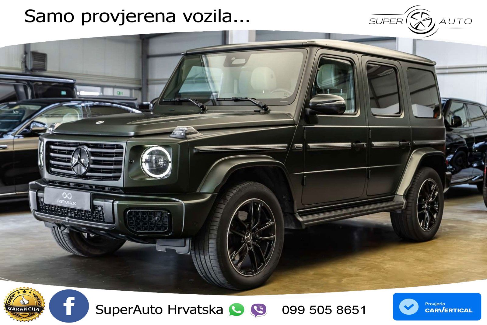 Mercedes G 500 Long (449 KS) 4MATIC 9G-TRONIC Exclusive LED+GR SJED+ACC