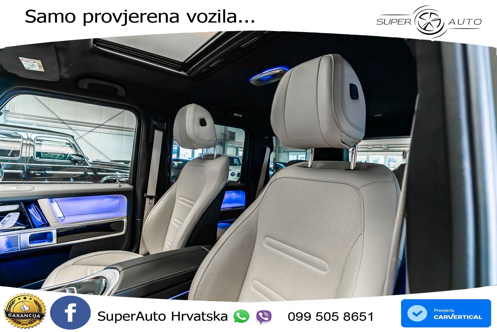 Mercedes G 500 Long (449 KS) 4MATIC 9G-TRONIC Exclusive LED+GR SJED+ACC