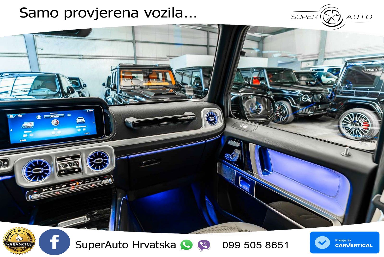 Mercedes G 500 Long (449 KS) 4MATIC 9G-TRONIC Exclusive LED+GR SJED+ACC