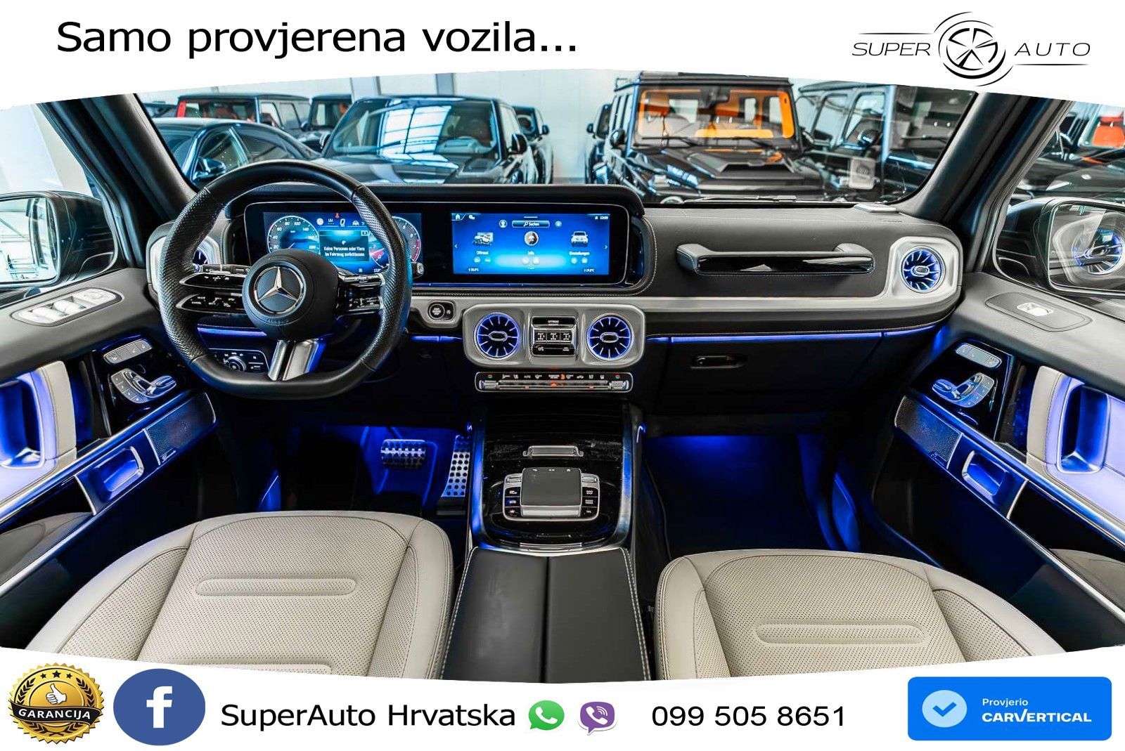 Mercedes G 500 Long (449 KS) 4MATIC 9G-TRONIC Exclusive LED+GR SJED+ACC