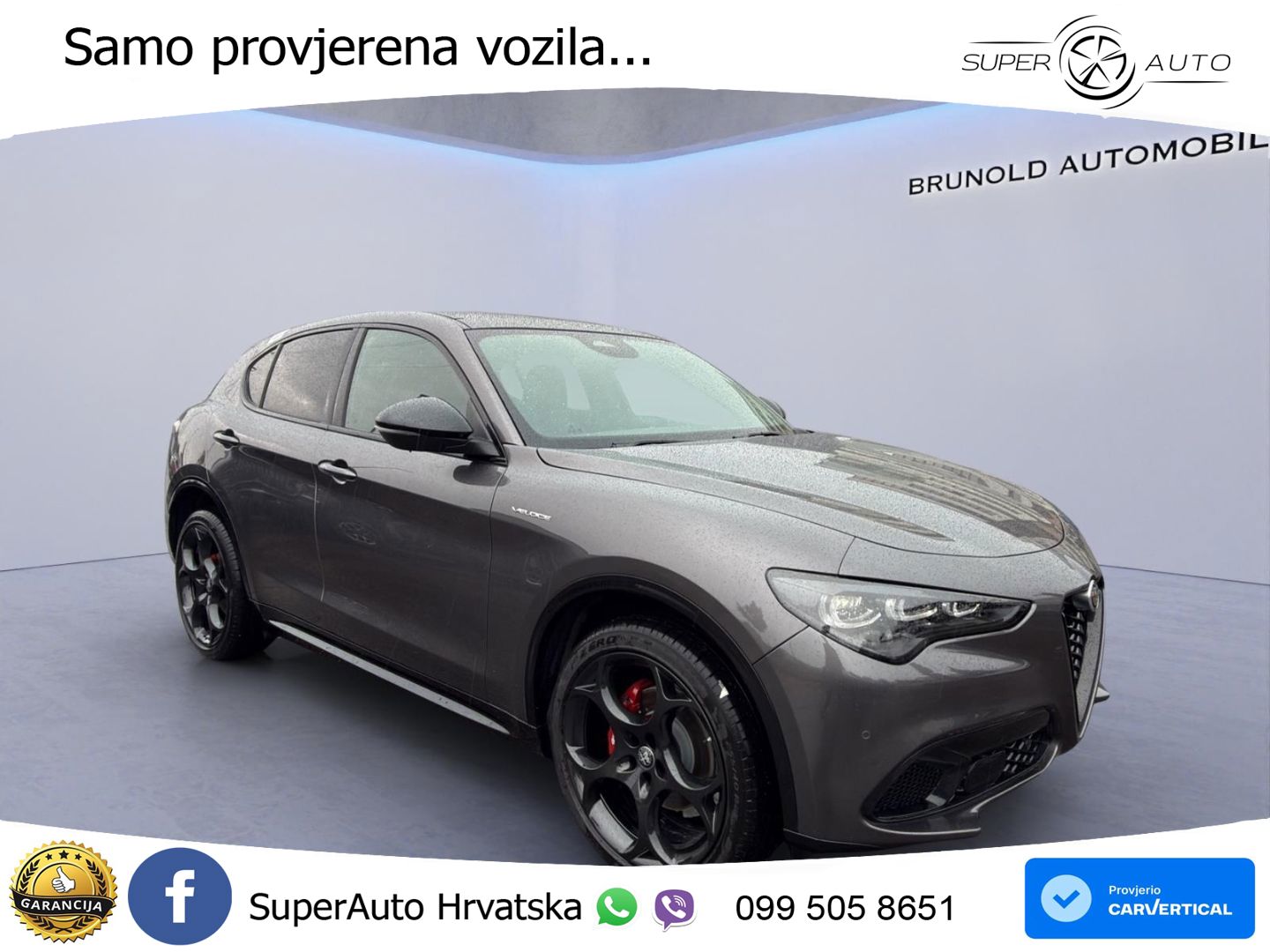 Alfa Romeo Stelvio 2.0 Turbo (280 KS) Q4 Automatic LED+GR SJED+ACC