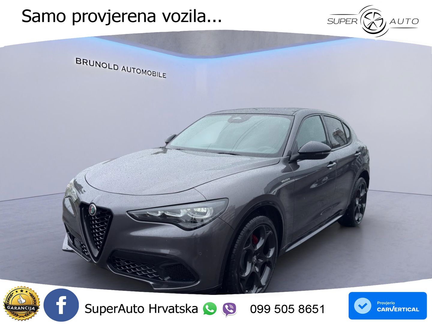 Alfa Romeo Stelvio 2.0 Turbo (280 KS) Q4 Automatic LED+GR SJED+ACC