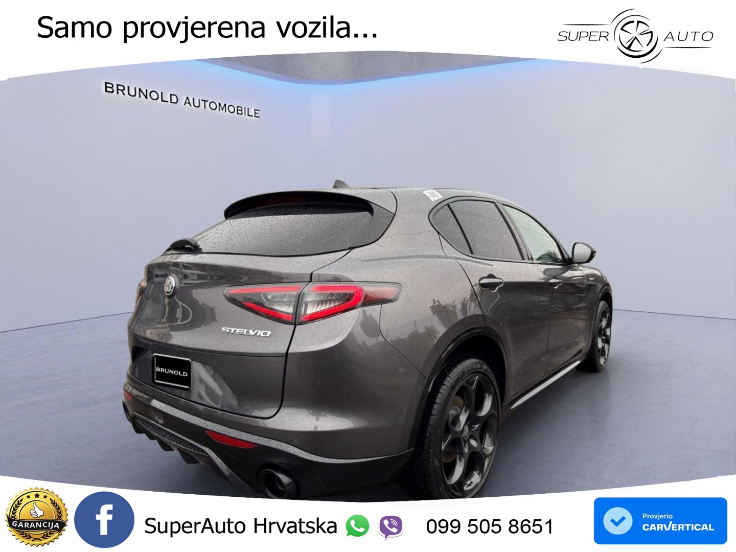 Alfa Romeo Stelvio 2.0 Turbo (280 KS) Q4 Automatic LED+GR SJED+ACC