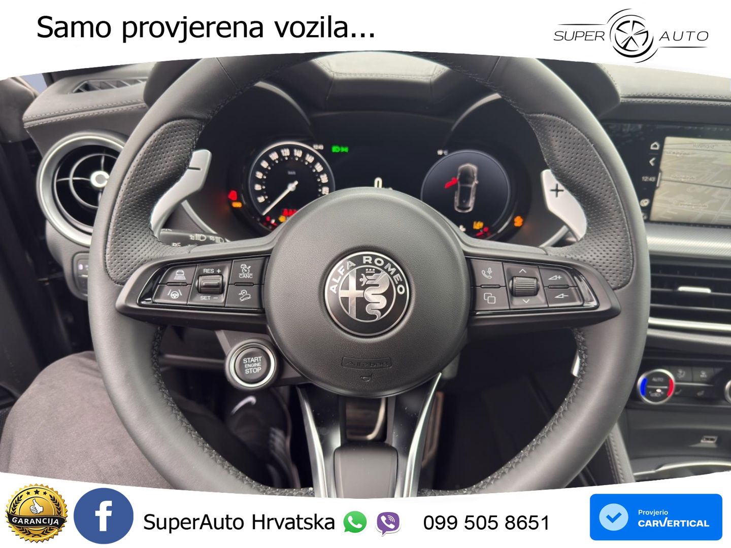 Alfa Romeo Stelvio 2.0 Turbo (280 KS) Q4 Automatic LED+GR SJED+ACC