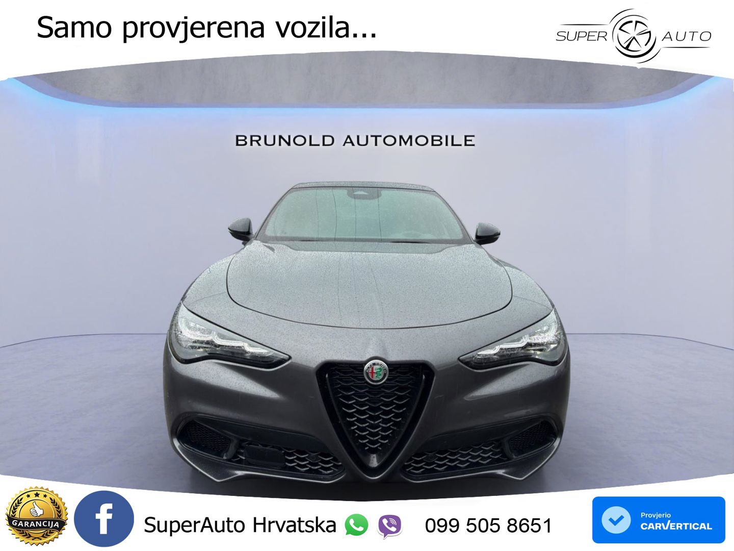 Alfa Romeo Stelvio 2.0 Turbo (280 KS) Q4 Automatic LED+GR SJED+ACC