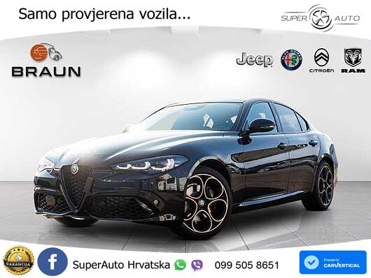Alfa Romeo Giulia 2.0 Turbo (280 KS) Q4 Automatic LED+GR SJED+ACC