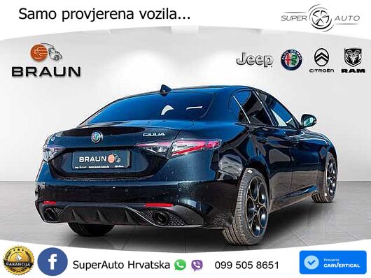 Alfa Romeo Giulia 2.0 Turbo (280 KS) Q4 Automatic LED+GR SJED+ACC