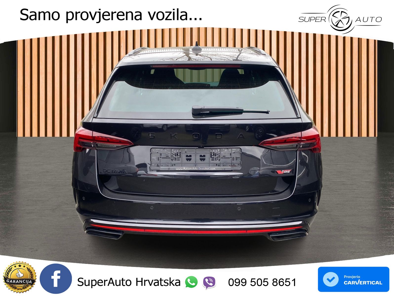 Škoda Octavia Combi RS 2.0 TSI (265 KS) DSG MATRIX+GR SJED+KAM