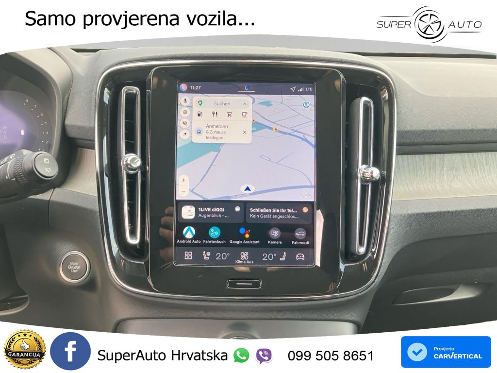 Volvo XC40 2.0 B3 163 KS Automatic LED+GR SJED+ACC