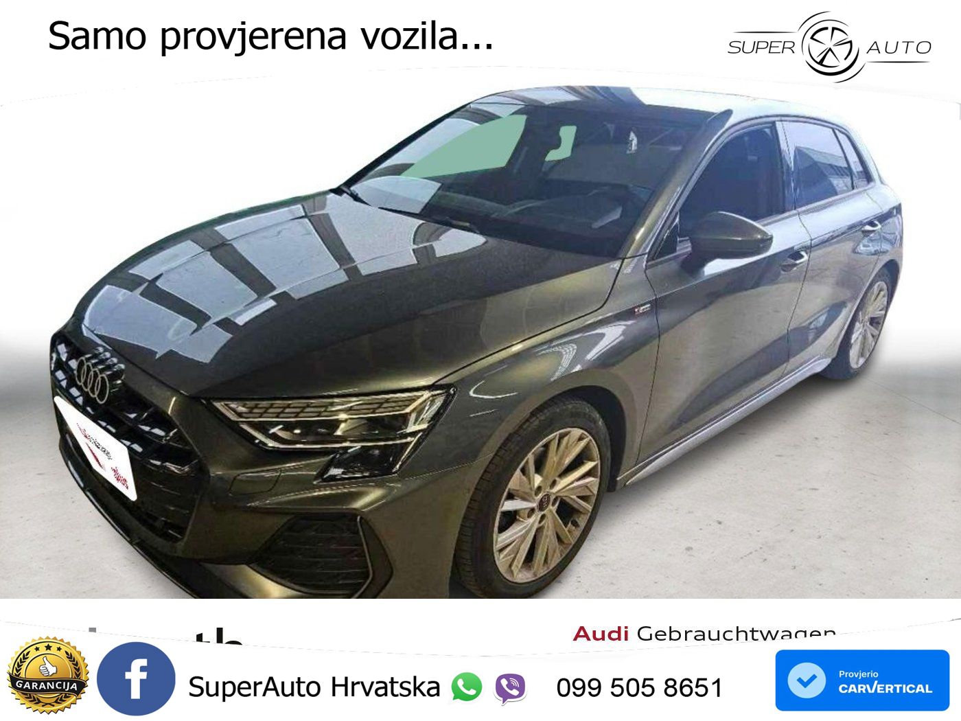 Audi A3 35 TFSI (150 KS) S tronic S line LED+GR SJED+ACC