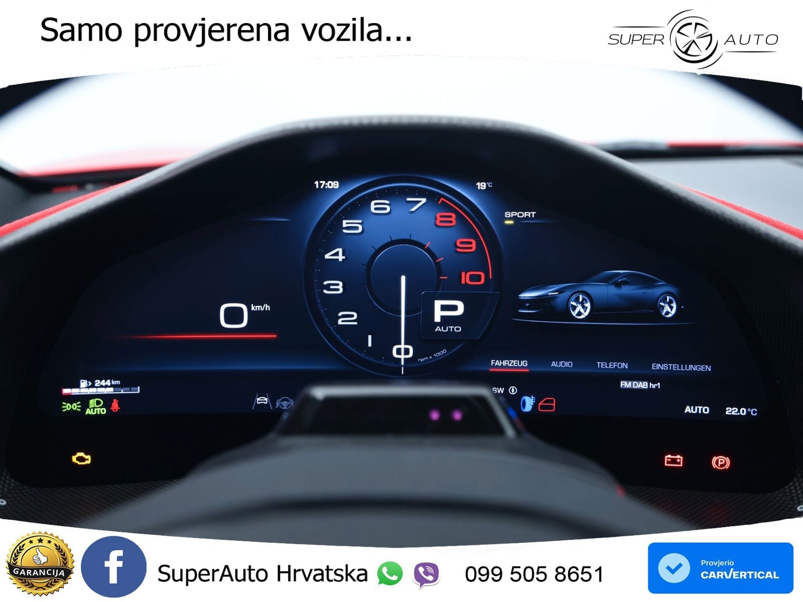 Ferrari Amalfi 3.9 V8 (640 KS) F1 DCT MATRIX+GR SJED+KAM
