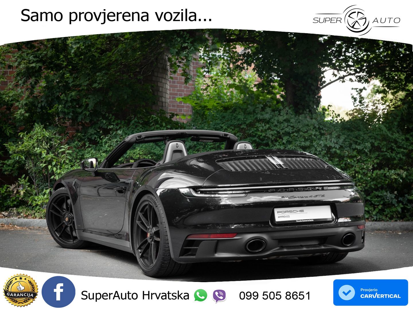 Porsche 911 Carrera 4 GTS Cabriolet 3.0 (480 KS) PDK LED+GR SJED+ACC