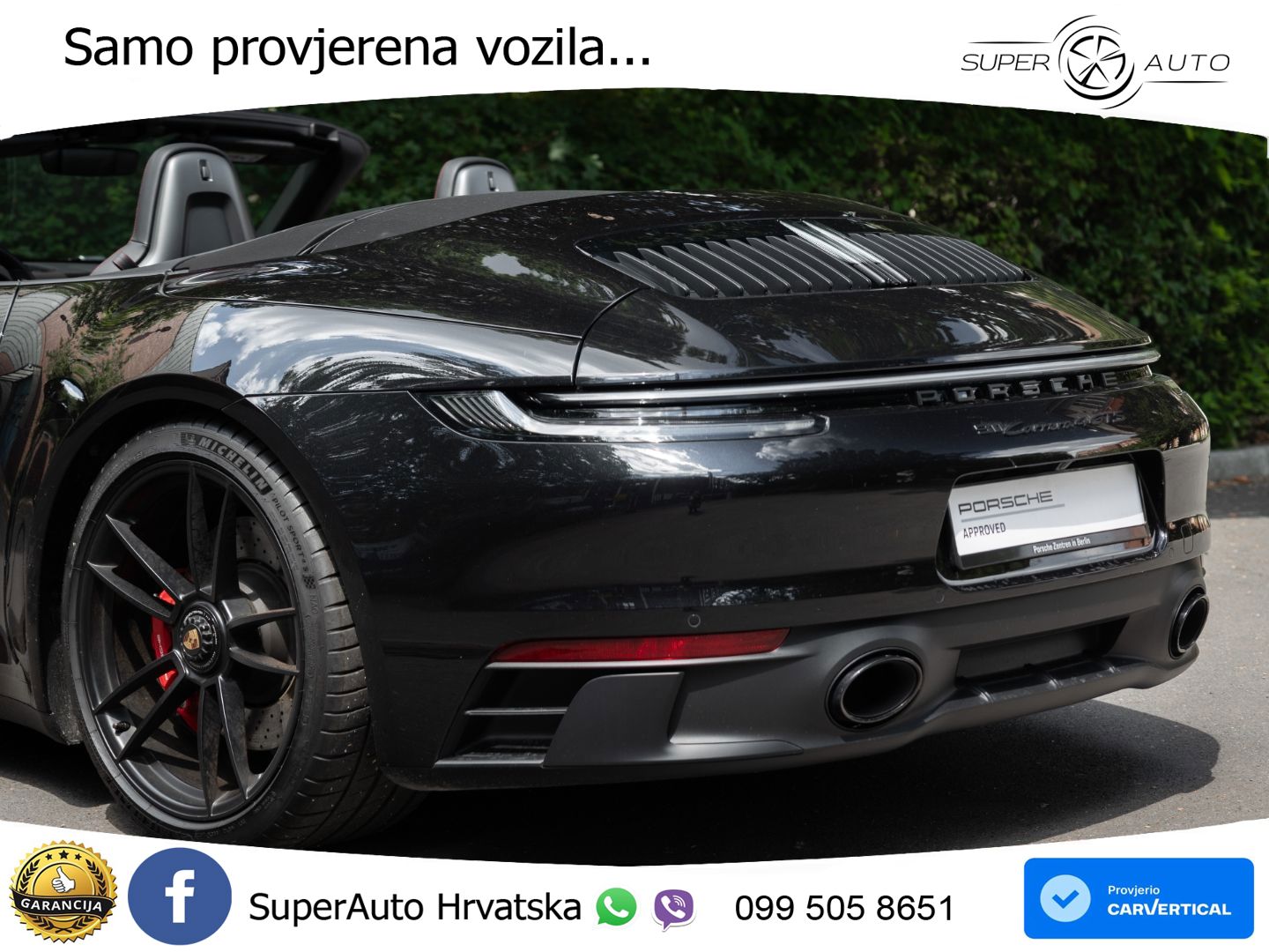 Porsche 911 Carrera 4 GTS Cabriolet 3.0 (480 KS) PDK LED+GR SJED+ACC