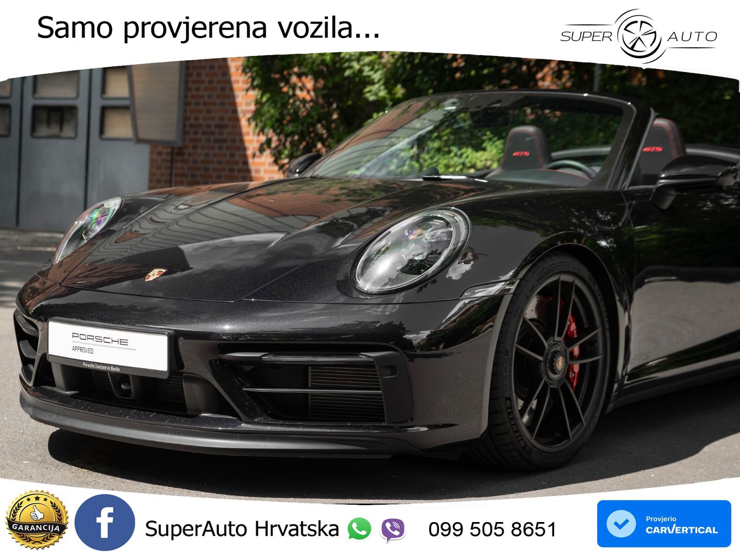 Porsche 911 Carrera 4 GTS Cabriolet 3.0 (480 KS) PDK LED+GR SJED+ACC