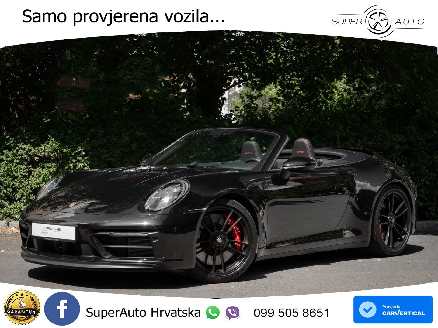 Porsche 911 Carrera 4 GTS Cabriolet 3.0 (480 KS) PDK LED+GR SJED+ACC