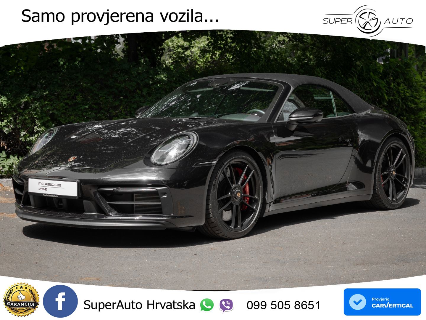 Porsche 911 Carrera 4 GTS Cabriolet 3.0 (480 KS) PDK LED+GR SJED+ACC