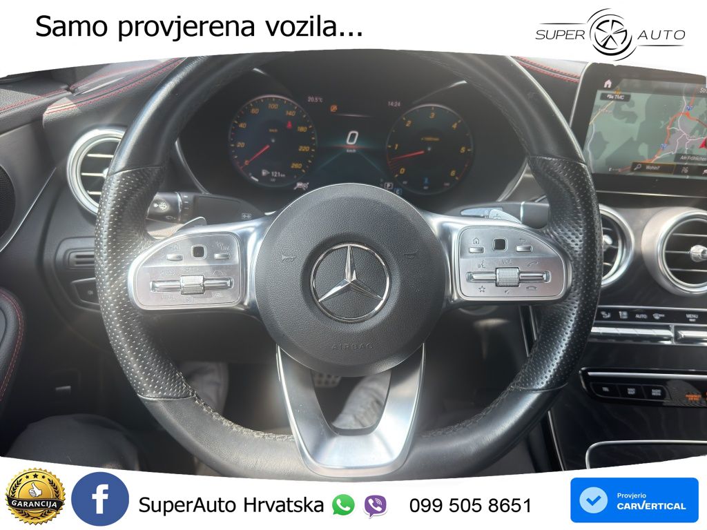 Mercedes GLC Coupe 400d (330 KS) 4MATIC 9G-TRONIC AMG ZRAČNI+ACC+4xGR SJED+360