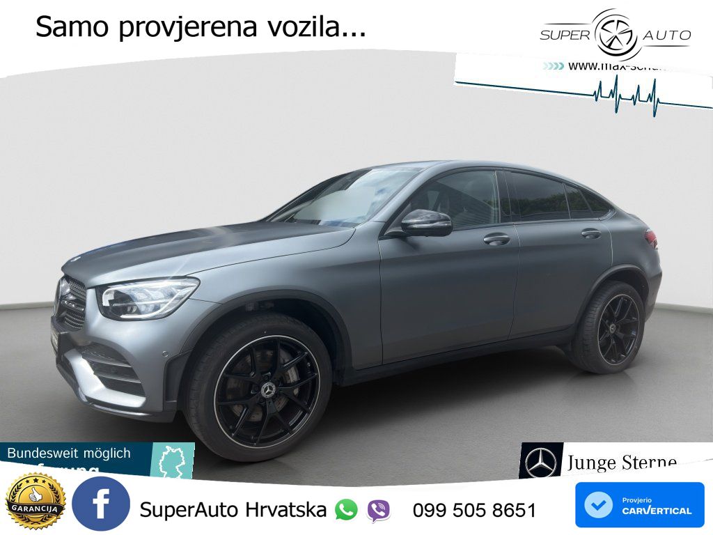 Mercedes GLC Coupe 400d (330 KS) 4MATIC 9G-TRONIC AMG ZRAČNI+ACC+4xGR SJED+360