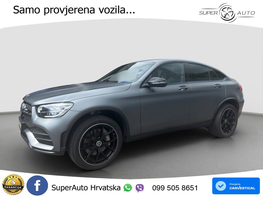 Mercedes GLC Coupe 400d (330 KS) 4MATIC 9G-TRONIC AMG ZRAČNI+ACC+4xGR SJED+360