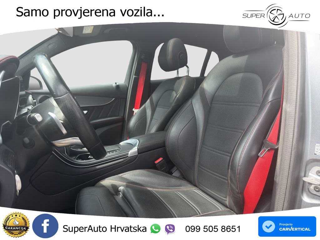 Mercedes GLC Coupe 400d (330 KS) 4MATIC 9G-TRONIC AMG ZRAČNI+ACC+4xGR SJED+360