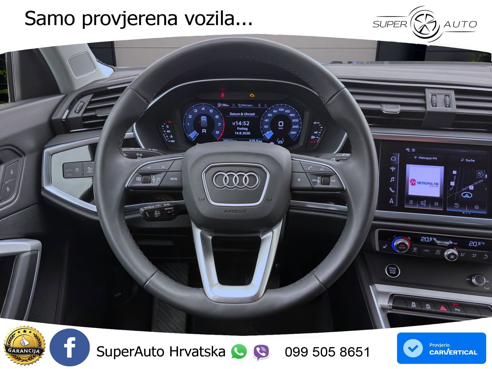 Audi Q3 35 TFSI (150 KS) S tronic advanced LED+GR SJED+ACC