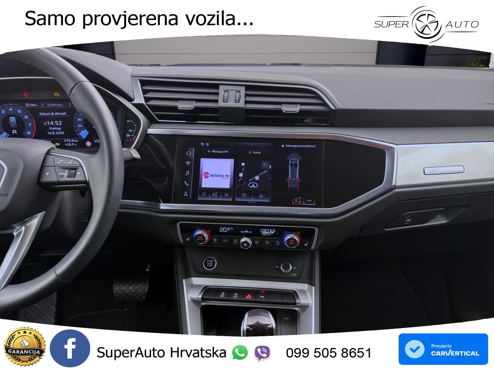 Audi Q3 35 TFSI (150 KS) S tronic advanced LED+GR SJED+ACC