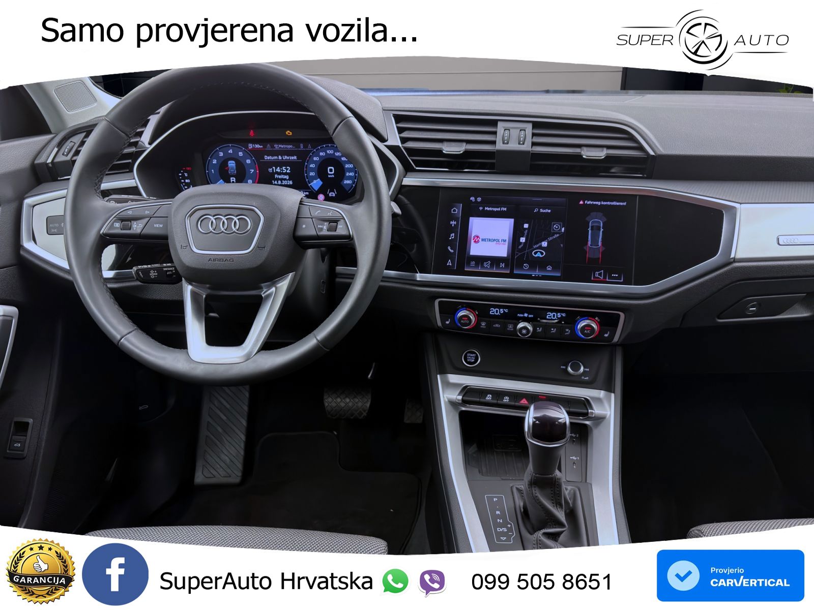 Audi Q3 35 TFSI (150 KS) S tronic advanced LED+GR SJED+ACC