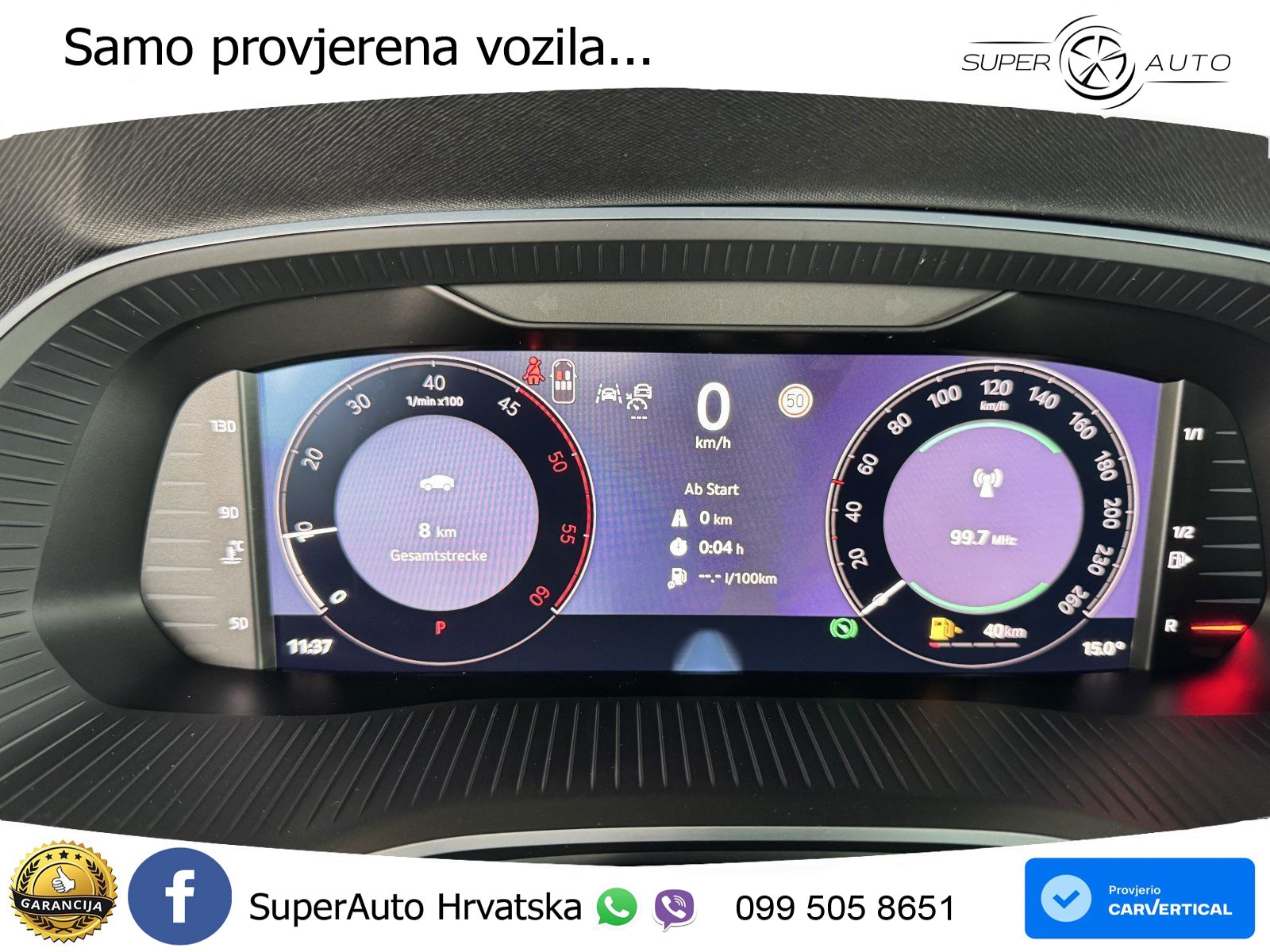 Škoda Octavia Combi 2.0 TDI (150 KS) DSG Selection LED+GR SJED+ACC