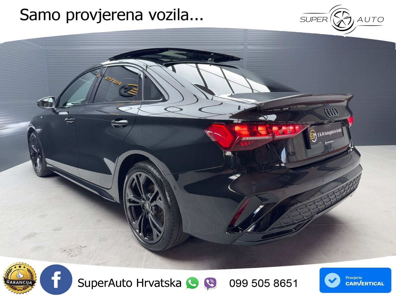 Audi A3 Limuzina 35 TFSI (150 KS) S tronic S line LED+GR SJED+ACC