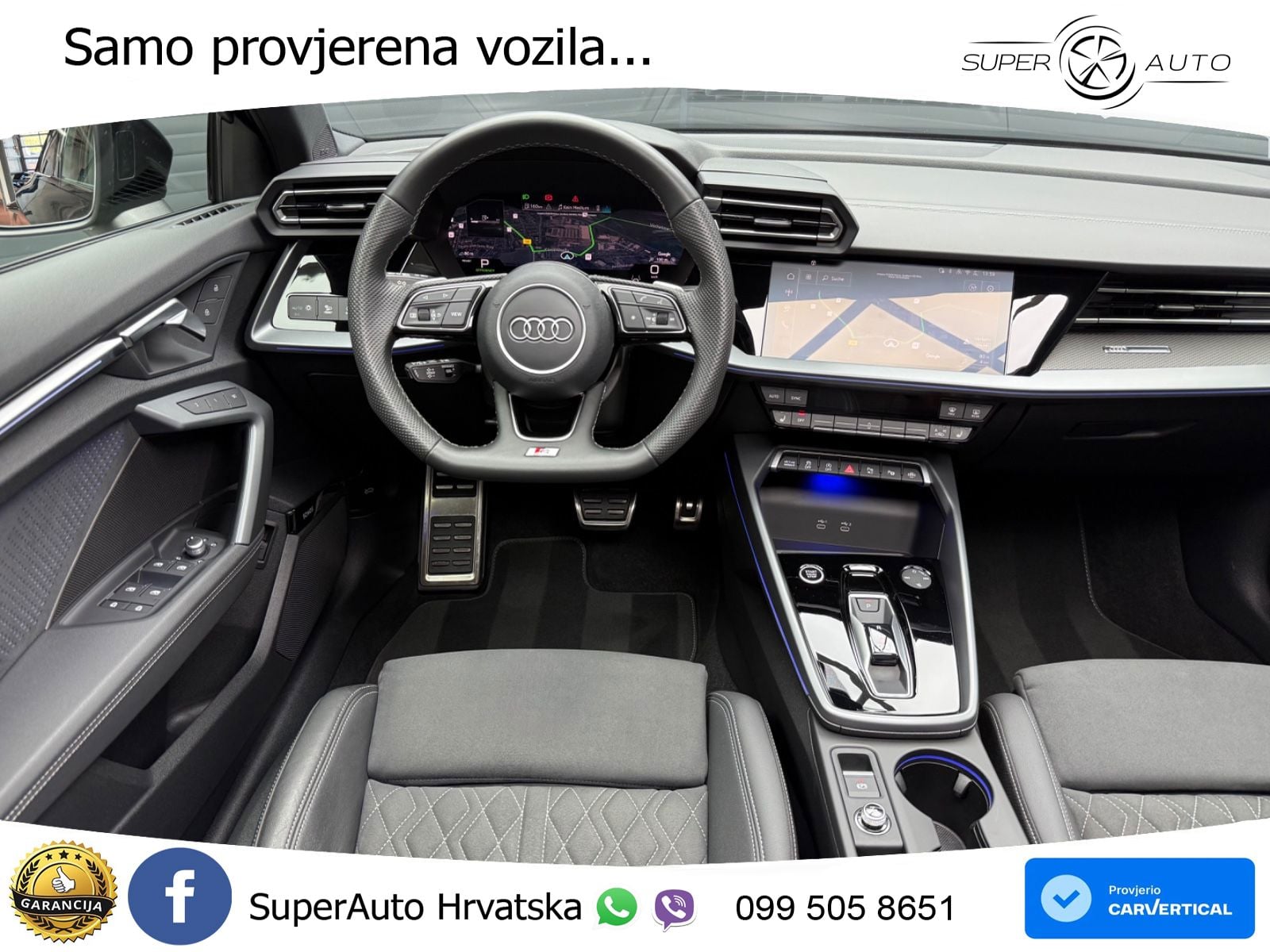 Audi A3 Limuzina 35 TFSI (150 KS) S tronic S line LED+GR SJED+ACC