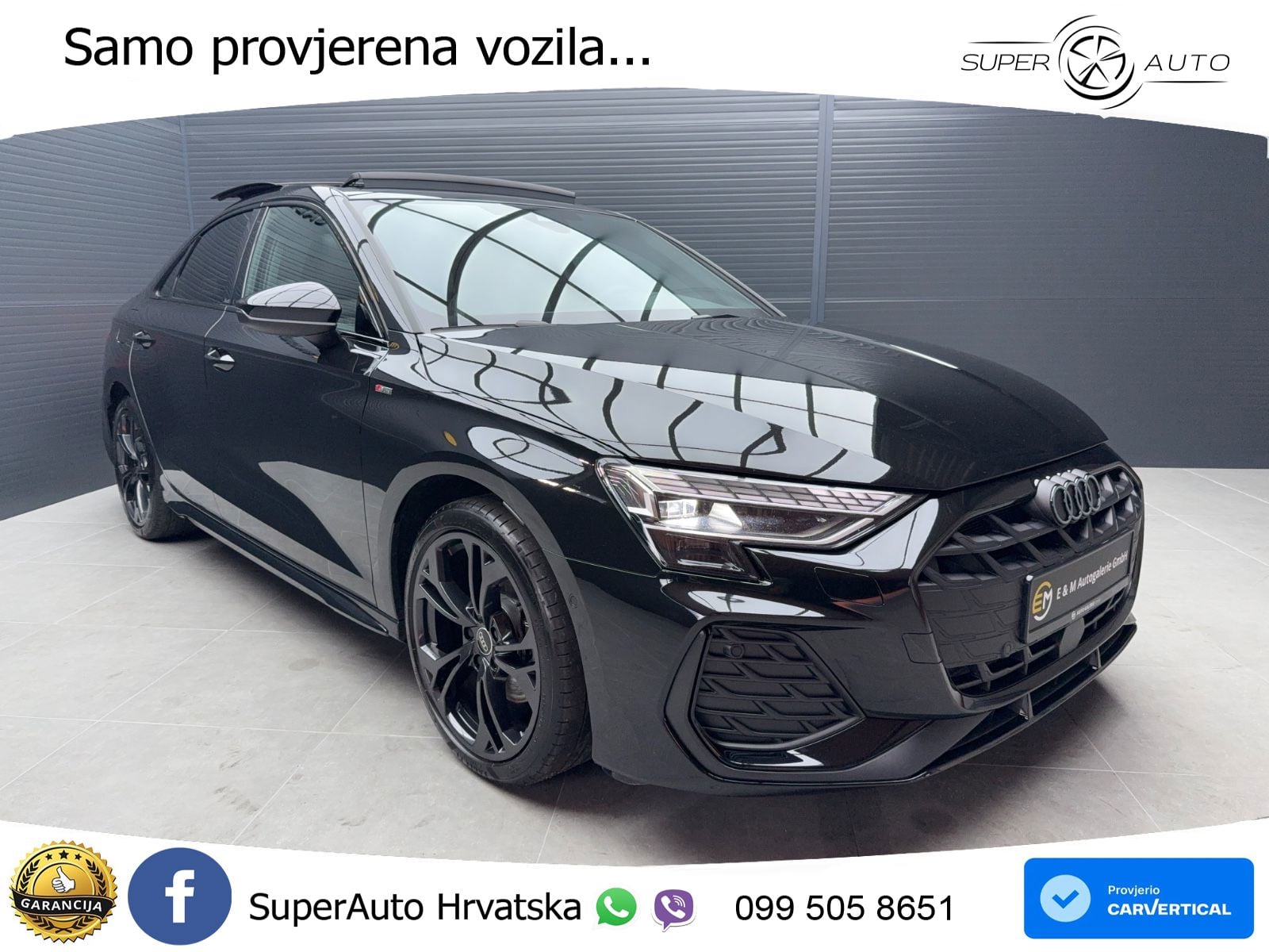 Audi A3 Limuzina 35 TFSI (150 KS) S tronic S line LED+GR SJED+ACC