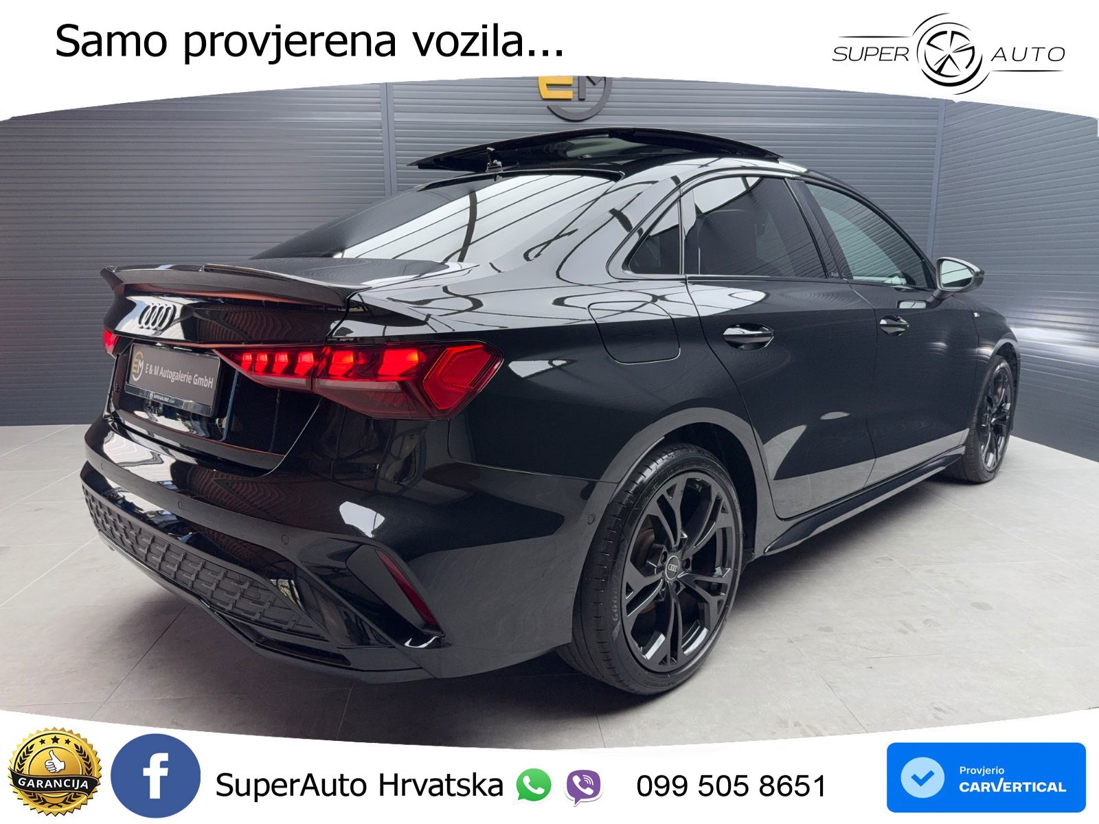 Audi A3 Limuzina 35 TFSI (150 KS) S tronic S line LED+GR SJED+ACC