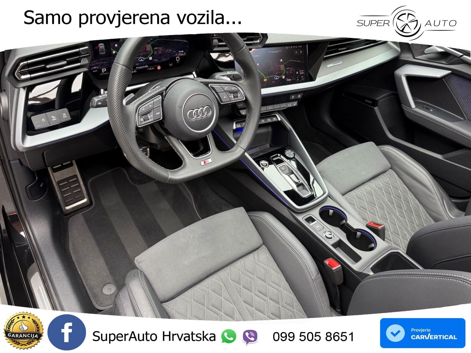 Audi A3 Limuzina 35 TFSI (150 KS) S tronic S line LED+GR SJED+ACC