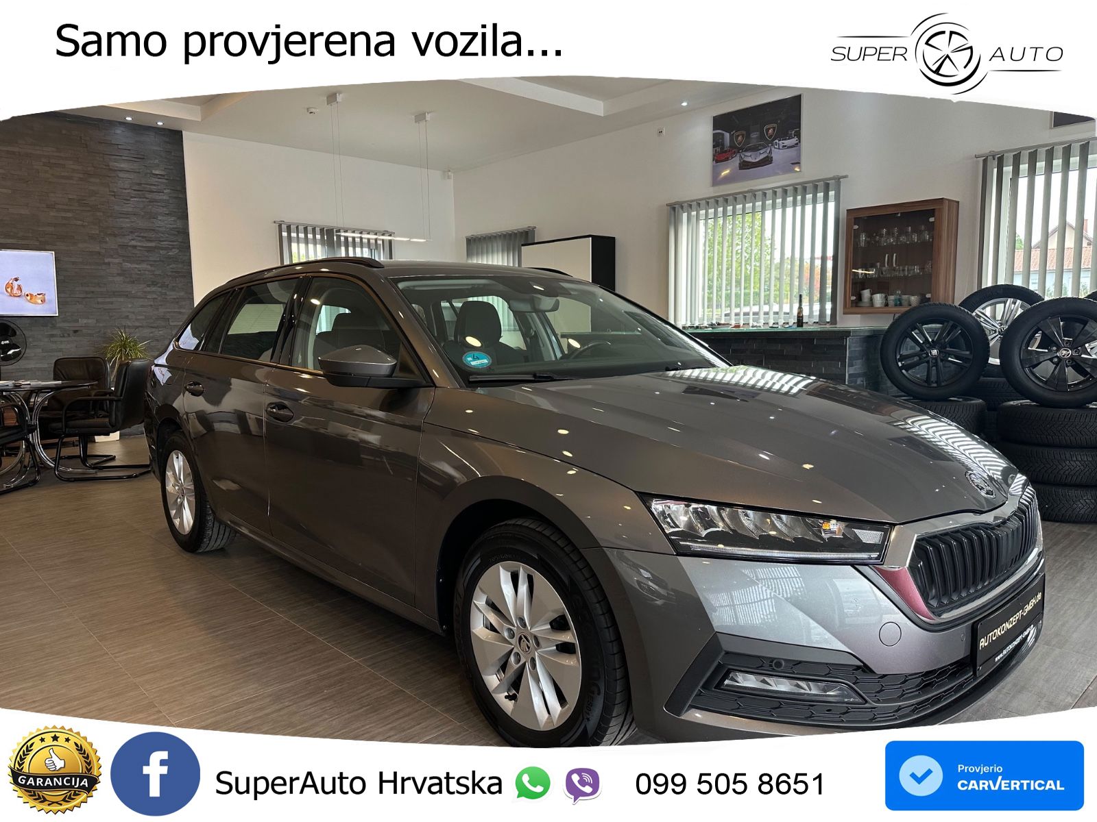 Škoda Octavia Combi 2.0 TDI (150 KS) DSG LED+GR SJED+ACC