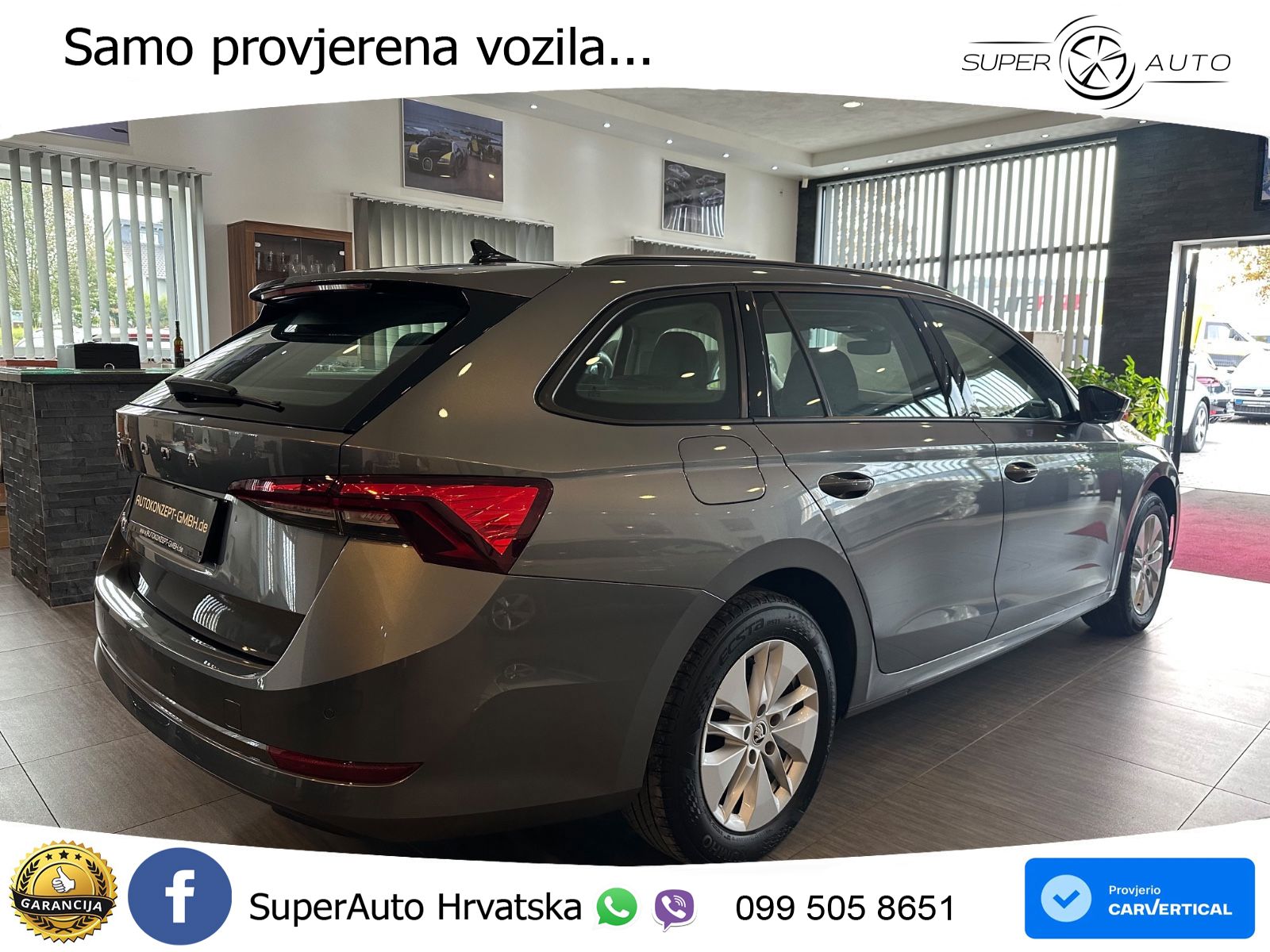 Škoda Octavia Combi 2.0 TDI (150 KS) DSG LED+GR SJED+ACC
